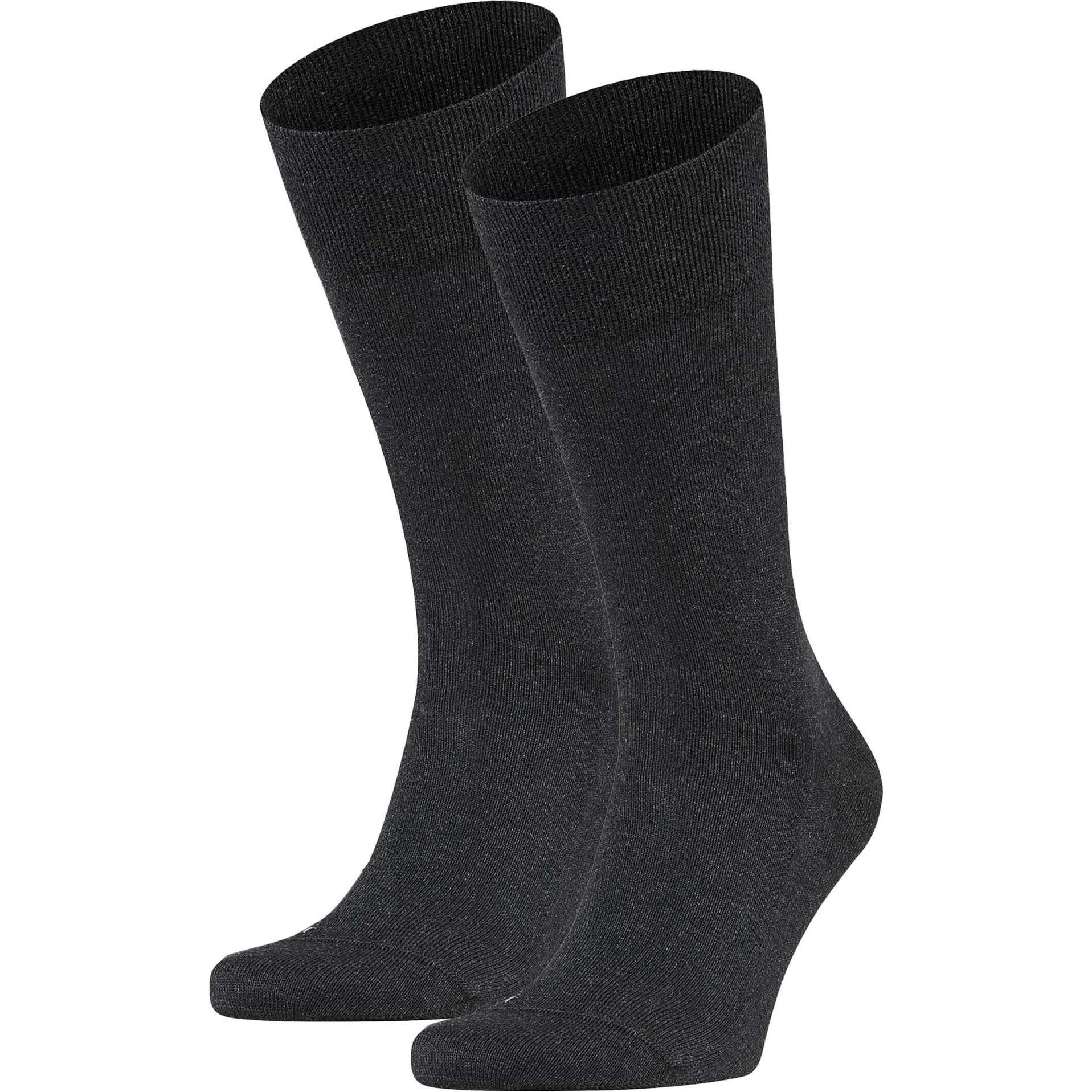 Falke, Herren, Socken, Sen. London SO, Schwarz, (2er Pack, 39 - 42)