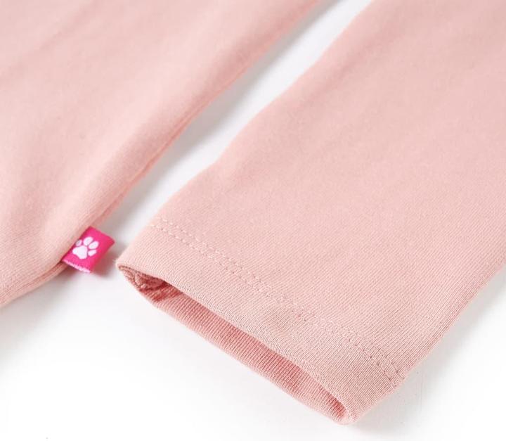 Produktbild VidaXL Kinder-Langarmshirt Hellrosa 128,Material: 95 % Baumwolle. 5 (128)