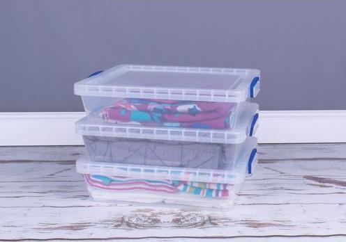 Image du produit Really Useful Box Boîte à archives 10,5 L Plastique transparent 383 mm x 113 mm (38.30 cm, 10.50 l, 3x)