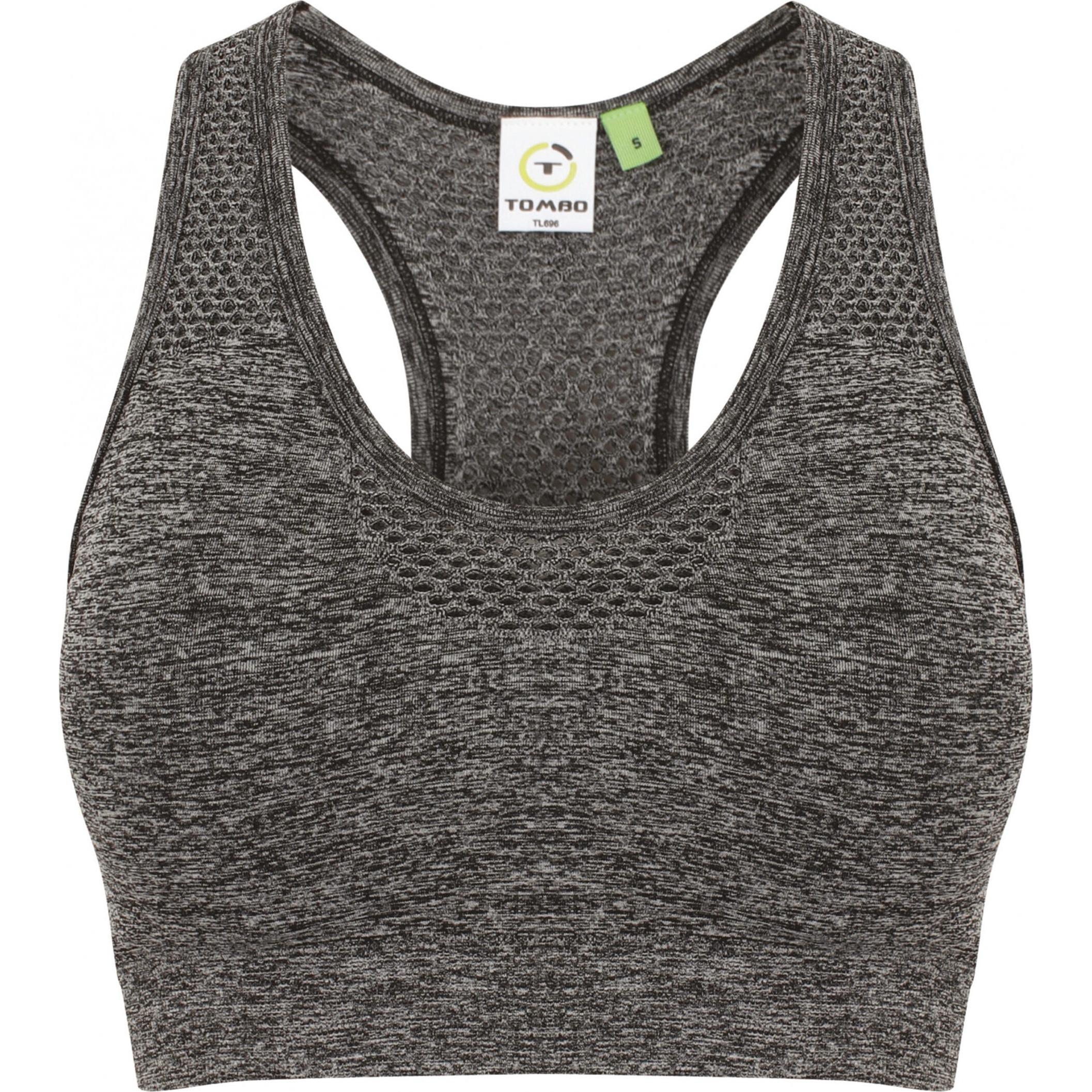 Tombo, Sport-BH, Brassière sans coutures Damen (S), Grau, S
