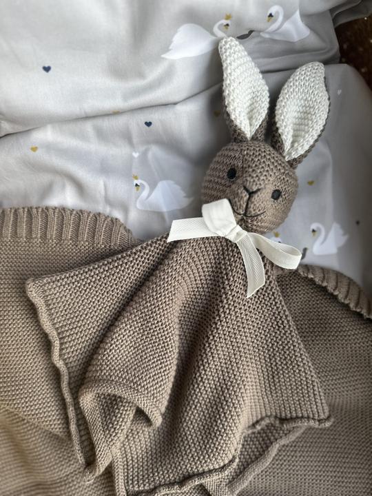Image du produit Copenhagen Vanilla - Cuddle Cloth Rabbit - Wood - 30 x 30 cm (CUDR8924)
