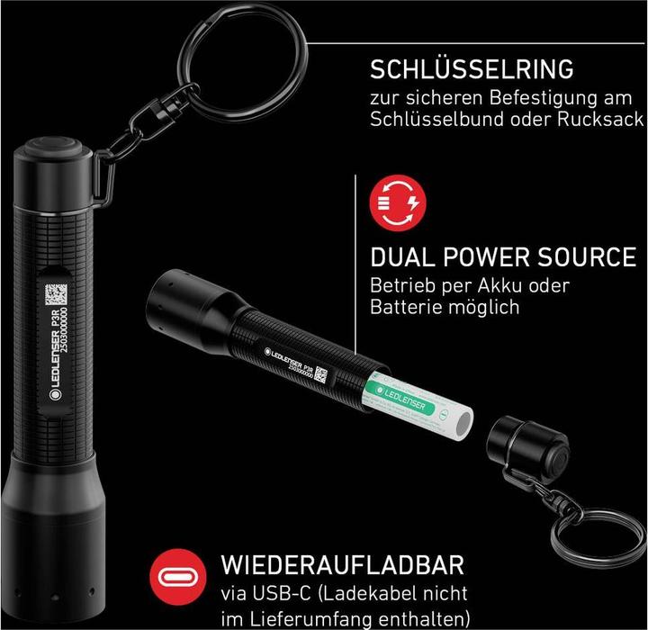 Actual product image Ledlenser Mini-Taschenlampe (9.40 cm, 20 lm)