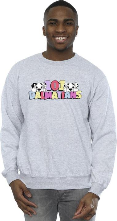 Actual product image Disney Mens 101 Dalmatians Multi Colour Sweatshirt (L)