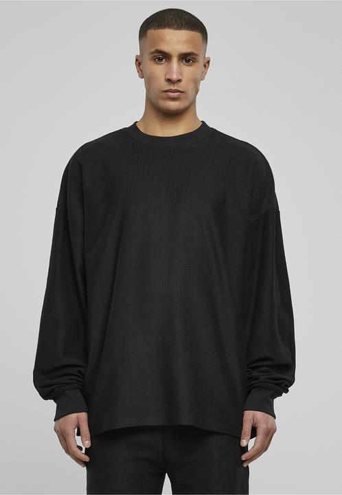 Produktbild Urban Classics Rib Terry Boxy Crew black M (M)