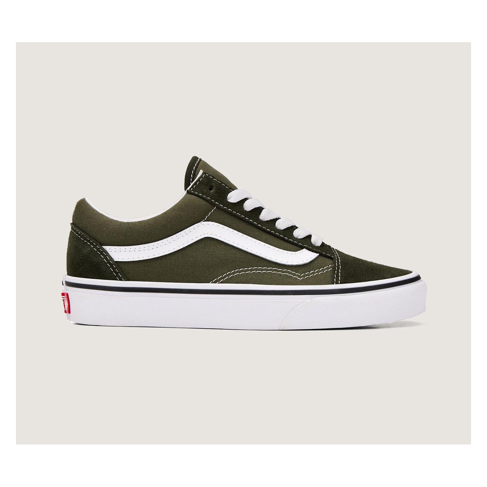 Vans, Jungen, Sneakers, Kid's Old Skool, Weiss, Grün, (38)
