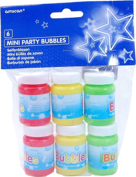 Actual product image Amscan Mini bubbles