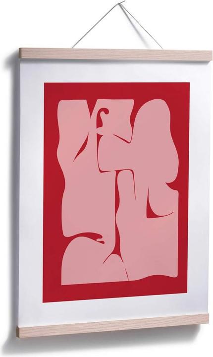 Image du produit Trenddeko Rouge abstrait (30 x 40 cm)