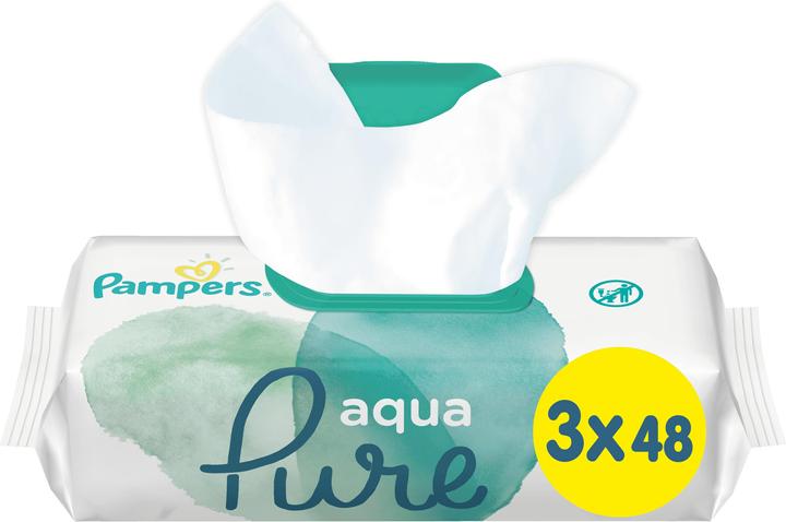 Actual product image Pampers Aqua Pure (144 pcs.)