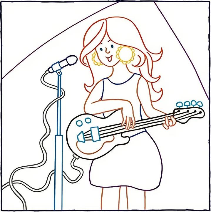 Image du produit Livre de coloriage en papier magique pour les filles