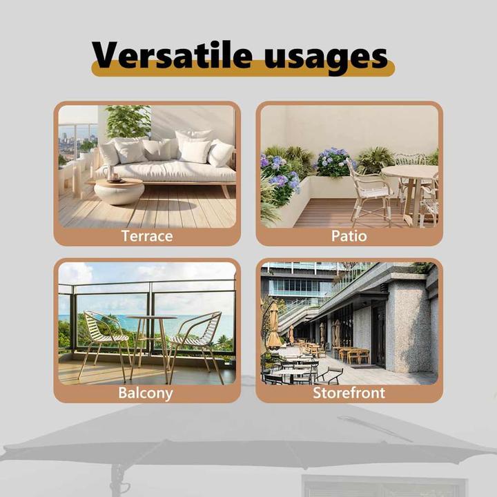 Actual product image vidaXL Garten-Sonnenschirm (2.49 m)