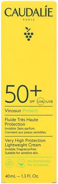 Image du produit Caudalie Vinosun Fluide (Crème solaire visage, SPF 50+, 40 ml)