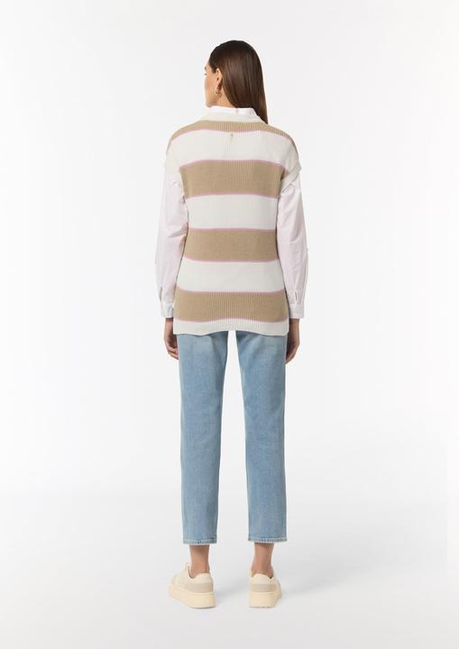 Produktbild Comma Strickpullunder Strickpullunder mit Rippstruktur (S)