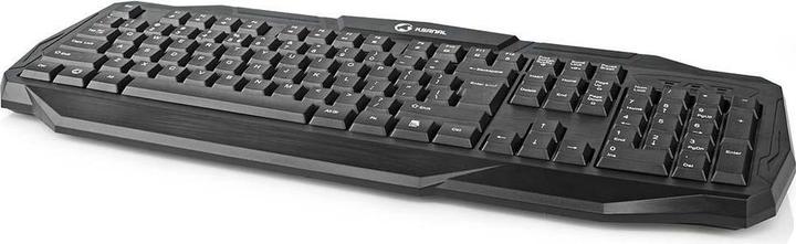 Produktbild Nedis Wired Gaming Keyboard Gaming-Tastatur mit Kabel USB 2.0 US-amerikanisches Tastaturlayout Schwa (Eng. Int., Kabelgebunden)