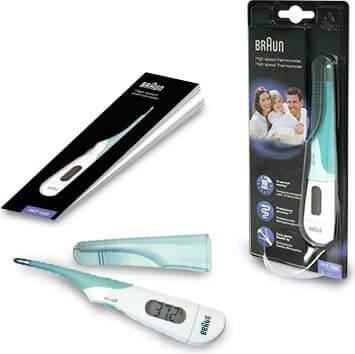Actual product image Braun Prt1000 (Armpit, Mouth, Rectal)