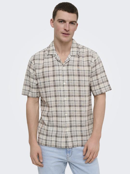 Immagine prodotto Only & Sons ONSCAIDEN Leinen Hawaii-Hemd Hawaii-Hemd (M)