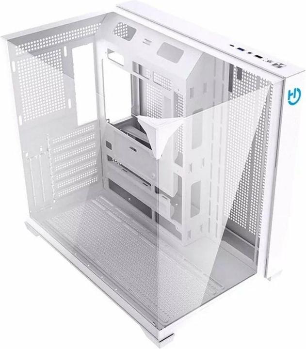 Produktbild Hiditec Sky Tower Transparent Silber (ATX, ITX, mATX)