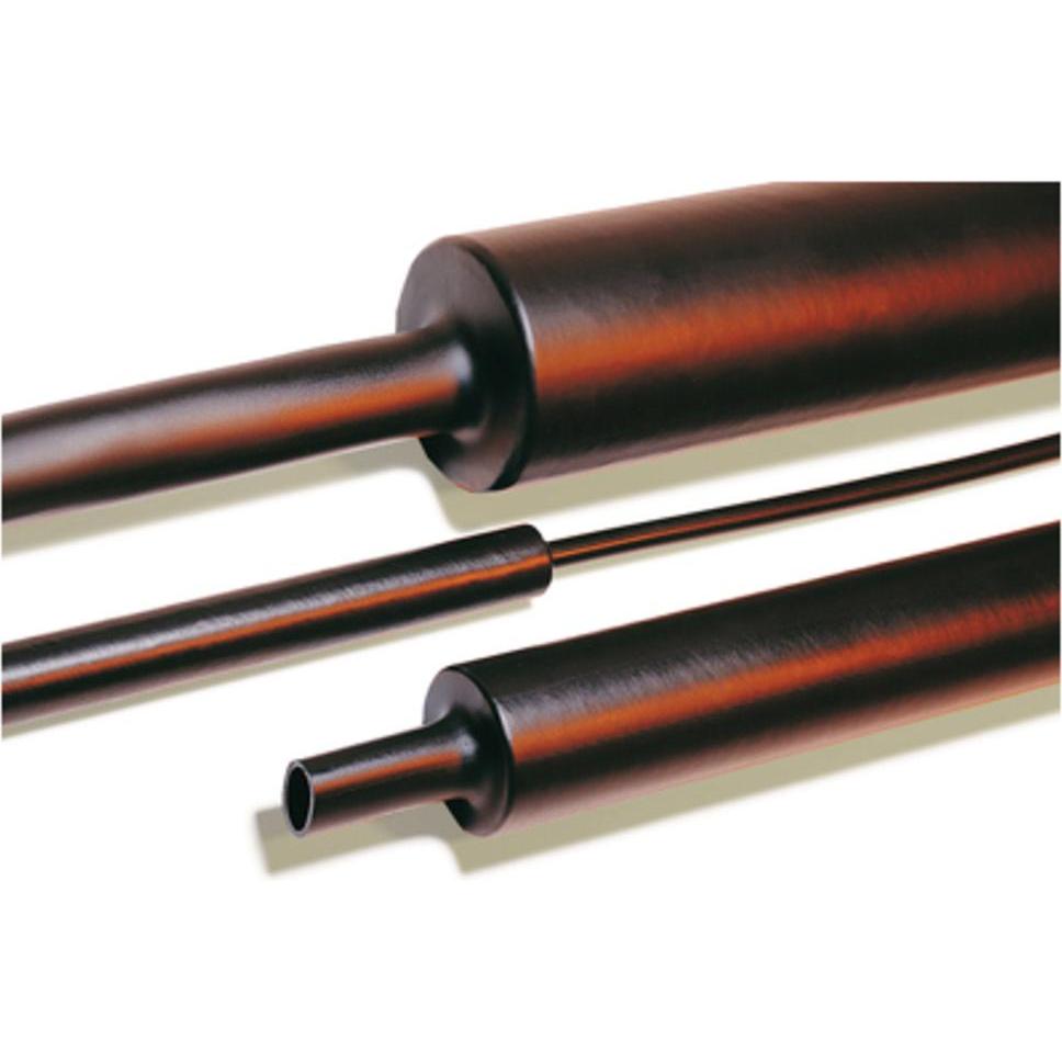 Dönges, Schrumpfschlauch, Schrumpfschlauch mit Innenkleber, doppelwandig, schwarz, 19/6 mm, 1,22 m (1 x)