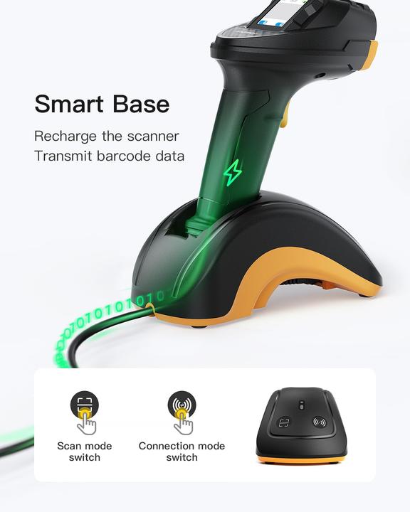 Produktbild Inateck Barcodescanner Pro 8 black (Pro 8 black) (2D-Barcodes)