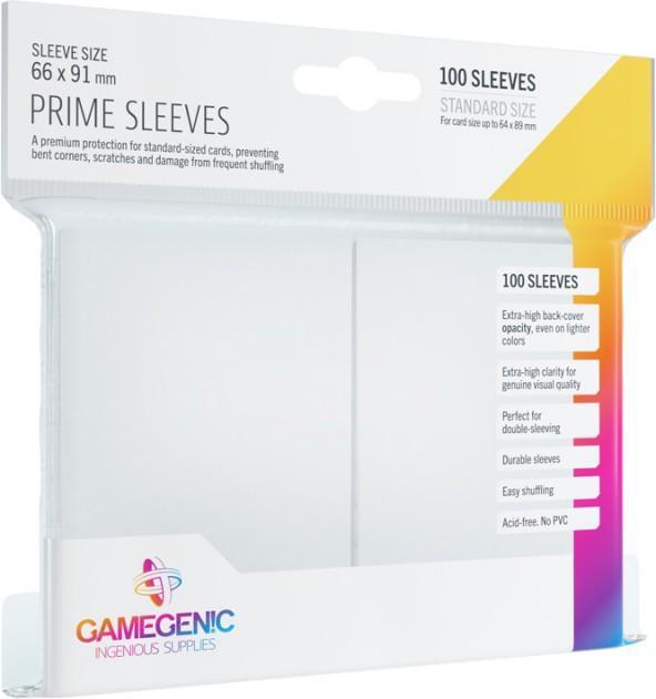 Produktbild Gamegenic GGS10029 - Matte Prime Hüllen, weiss (100 Hüllen)