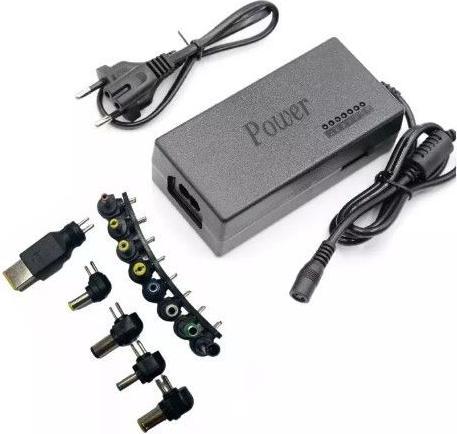 Actual product image iLike CP NCH1 Universal 96W (Max 5A) AC 12-24V Manual switch Notebook Charger with 13 Plugs (96 W)