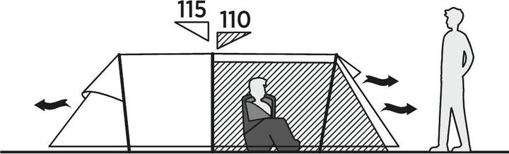 Actual product image Easy Camp Marbella 300 (Tunnel tent, 6.20 kg, 3 persons)