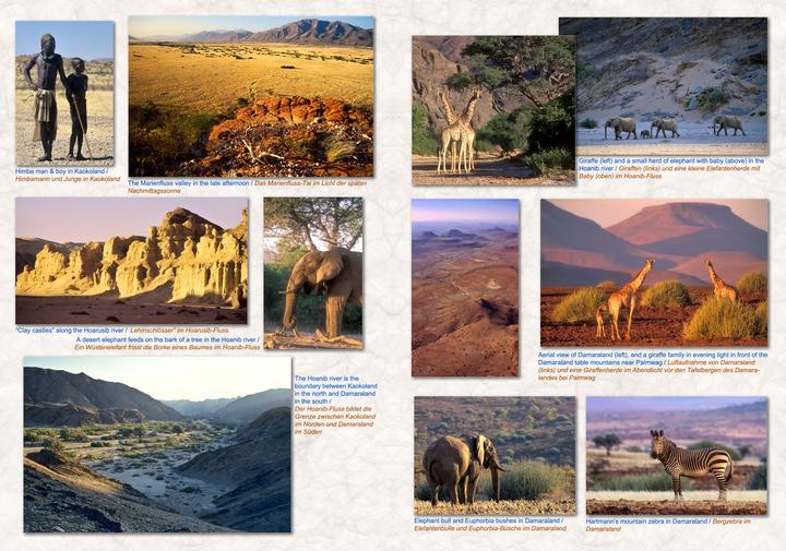 Actual product image Das komplette Kartenset NAMIBIA Plus (4-teilig)