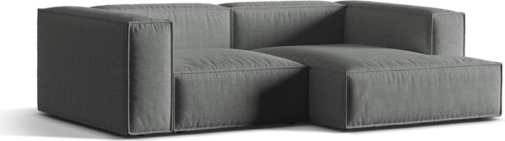 Actual product image Micadoni Modular Right Corner Sofa, "Nuria", 3 Seats, 147x252x72 Made in Europe (Modular sofa, Corner sofa)