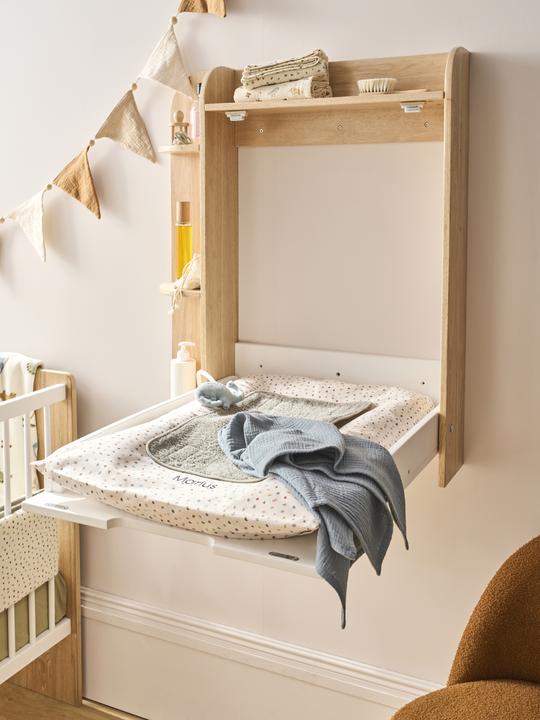 Image du produit Vertbaudet Table à langer murale avec espace de rangement