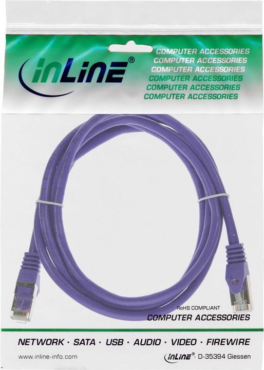 Actual product image InLine Network cable (SF/UTP, CAT5e, 0.50 m)