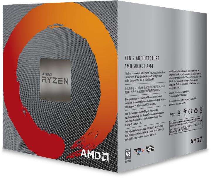 Produktbild AMD Ryzen 5 3600XT (AM4, 3.80 GHz, 6 -Core)