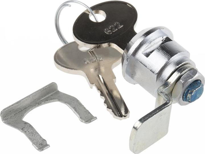 Actual product image RS PRO Drawer lock, 17.2 x 14.2mm, unlockable with key