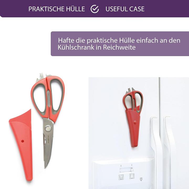 Actual product image Mastrad Multifunktionsschere mit Magnethalter (7.50 cm)