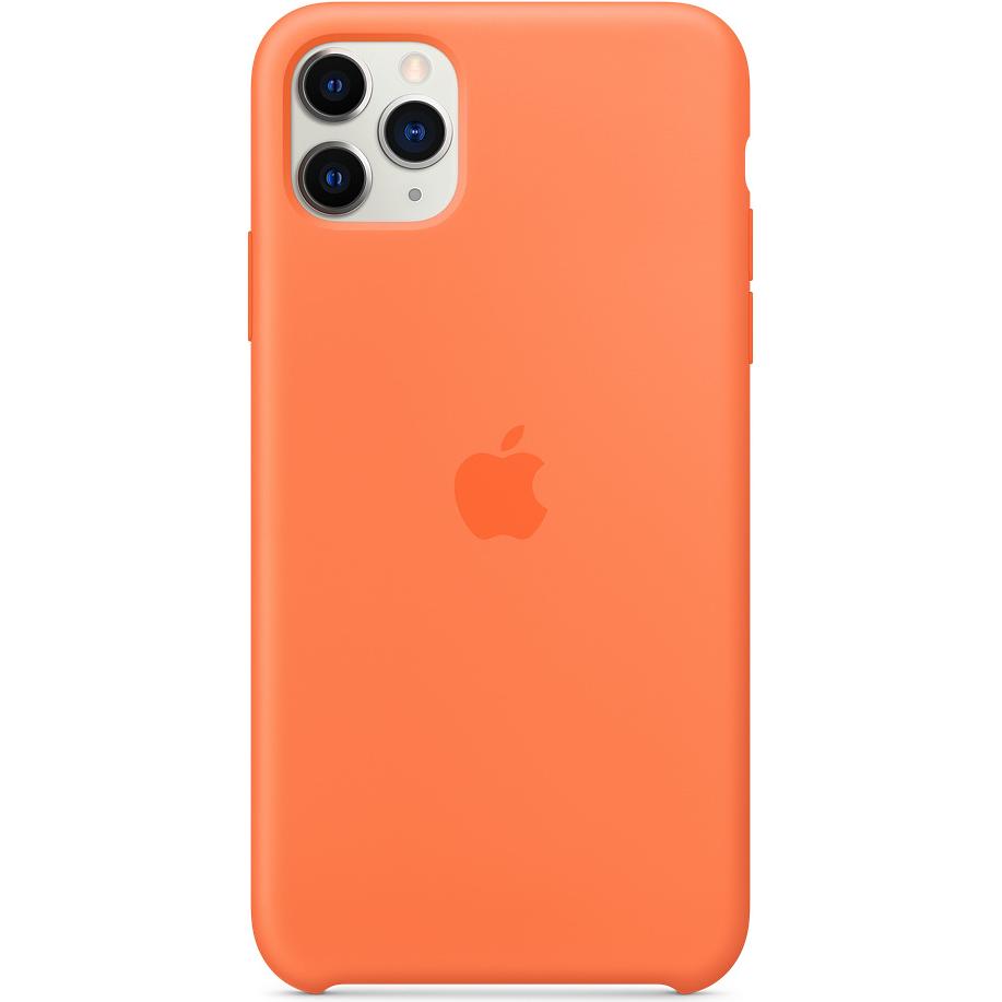 Thumbnail - Apple Silikon Case (Apple iPhone 11 Pro Max), Smartphone Hülle, Orange
