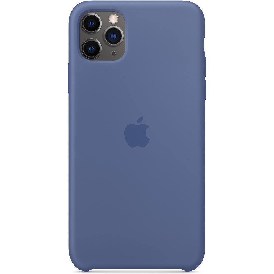 Apple Silikon Case (Apple iPhone 11 Pro Max), Smartphone Hülle, Blau