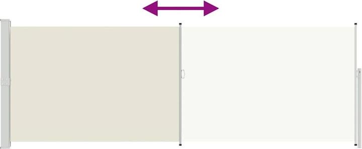 Produktbild vidaXL Balkon-Seitenmarkise (5 m)