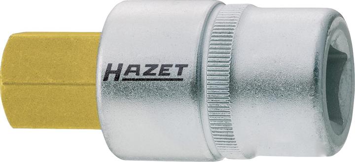 Actual product image HAZET Screwdriver socket 986-8 ∙ Square, hollow 12.5 mm (1/2 inch) ∙ Inside hexagon profile ∙ 8 mm (8 mm)