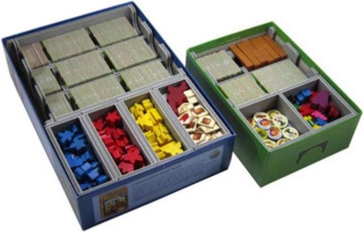 Folded Space FS-CAR - Insert - For Carcassonne and Expansions: 1-5