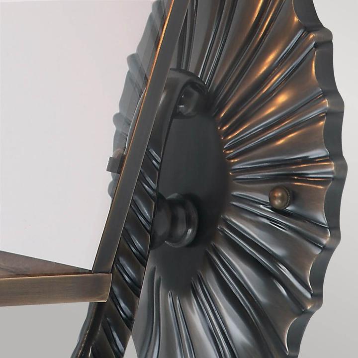 Actual product image Elstead Lighting Mansion House outdoor wall light E14 triple aged brass IP44 (E14, IP44)