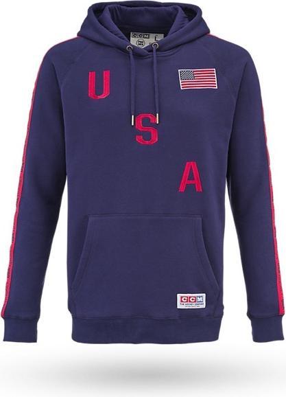 Produktbild CCM FHO32BUS Pullover-Hoodie USA True Navy S (S)