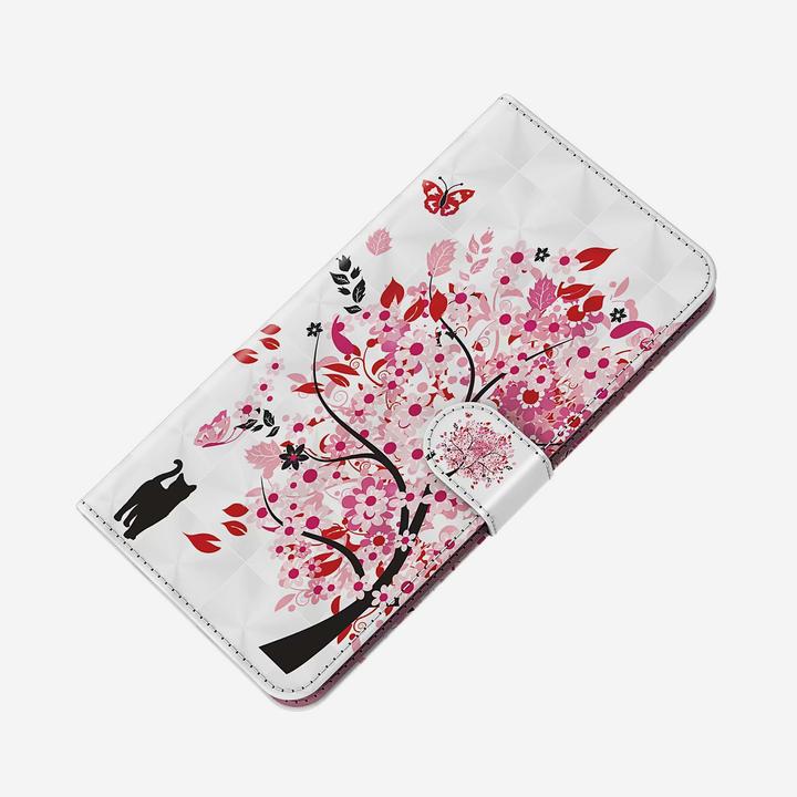 Image du produit PhoneLook Fourre 3D Flip arbre en fleur (Apple iPhone XS, Apple iPhone X)