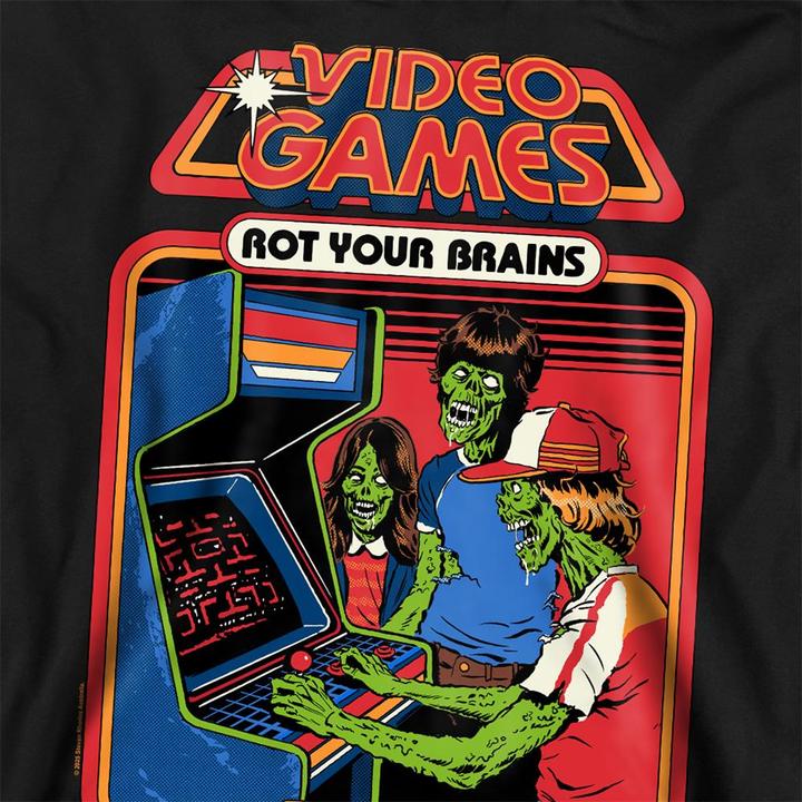 Produktbild Steven Rhodes Video Games Rot Your Brains Sweatshirt (L)