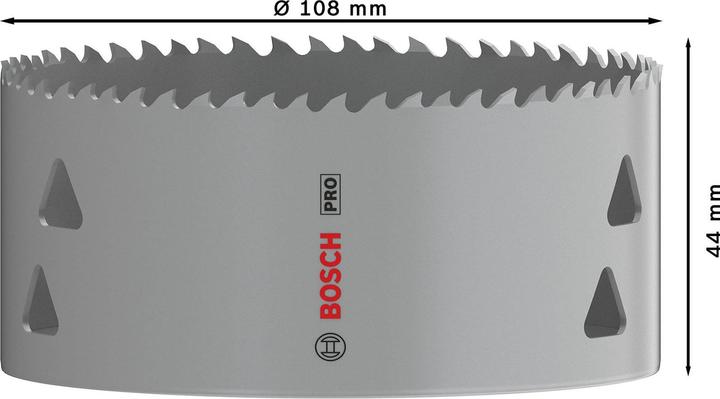 Productafbeelding Bosch Professional Zubehör PRO Multimateriaal gatenzaag, 108 mm, met schroefdraad (108 mm)