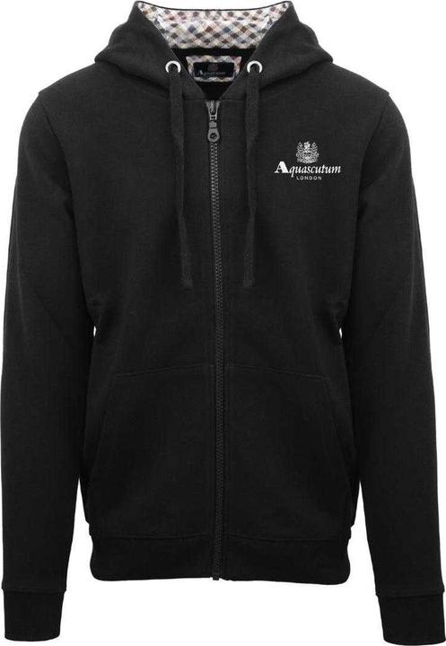 Produktbild Aquascutum Hoodie mit durchgehendem Reissverschluss Geprägt (S)