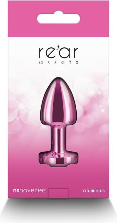 Produktbild NS Novelties Small Anal Plug Rear Assets Aluminum Butt Plug for Beginners Metal Anal Toy with Gem Petite Size (Pi