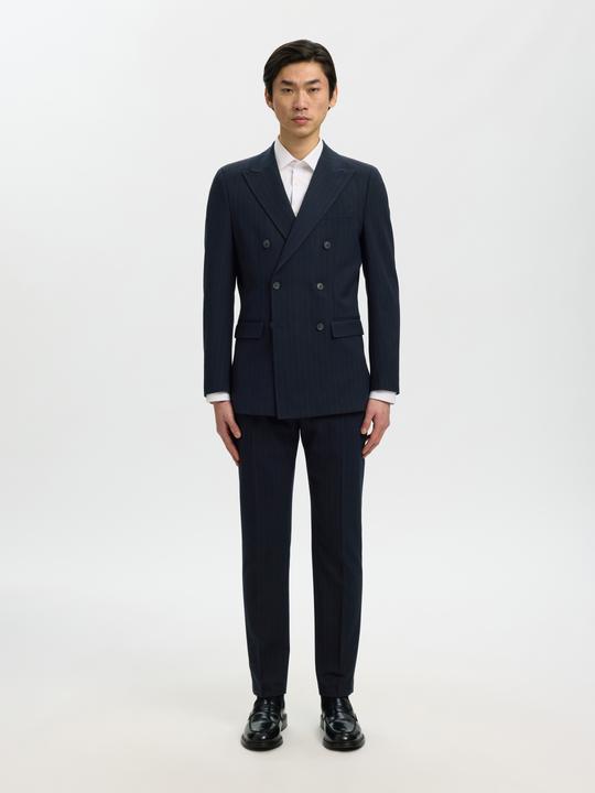 Actual product image Selected Slhslim-Peter Pinstripe Trs (52)