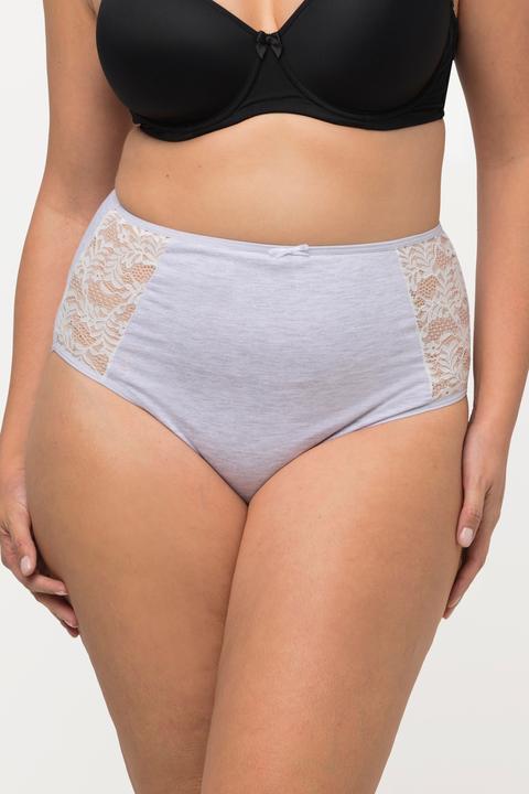 Immagine prodotto Ulla Popken Slip maxi in confezione da tre con pizzo laterale (42, 44, confezione da 3)
