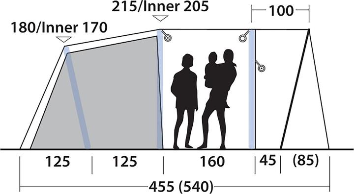 Produktbild Outwell Flagstaff 5 Air (Tunnelzelt, 28.20 kg, 5 Personen)