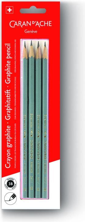 Produktbild Caran d'Ache Graphitstift (2.10 mm, 3B, 4 x)