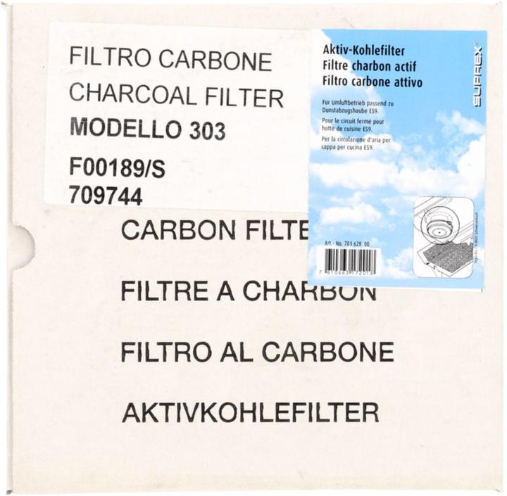 Produktbild Suprex Kohlefilter zu Dunstabzugshaube E59
