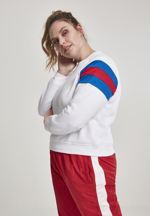 Produktbild Urban Classics Ladies Sleeve Stripe Crew (3XL)